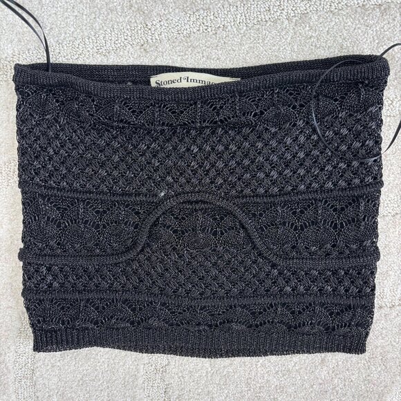 SOLD OUT! Stoned Immaculate Night Moves Crochet Tube Top - Picture 1 of 4